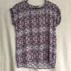 Cap sleeved blouse
